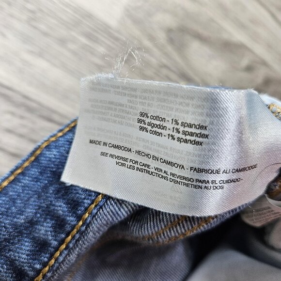 Gloria Vanderbilt Boyfriend Jeans Womens 10 Blue Medium Wash Mid Rise Stretch - Picture 4 of 10